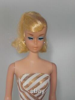 Lemon Swirl with original box 1964 BARBIE vintage bend leg