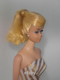 Lemon Swirl with original box 1964 BARBIE vintage bend leg