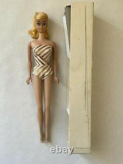 Lemon Swirl with original box 1964 BARBIE vintage bend leg