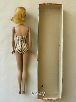 Lemon Swirl with original box 1964 BARBIE vintage bend leg