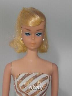 Lemon Swirl with original box 1964 BARBIE vintage bend leg