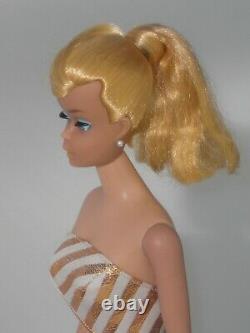 Lemon Swirl with original box 1964 BARBIE vintage bend leg