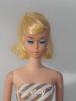 Lemon Swirl with original box 1964 BARBIE vintage bend leg