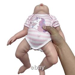 Lifelike 18.5 Reborn Baby Dolls full Silicone Doll Realistic Newborn Doll Gifts