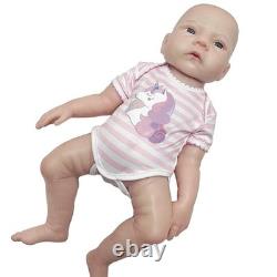 Lifelike 18.5 Reborn Baby Dolls full Silicone Doll Realistic Newborn Doll Gifts
