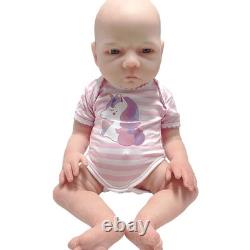 Lifelike 18.5 Reborn Baby Dolls full Silicone Doll Realistic Newborn Doll Gifts