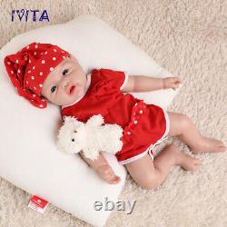 Lifelike Reborn Baby Doll 17Full Body Silicone Real Touch Girl Newborn