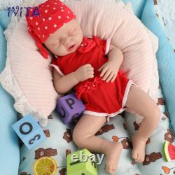 Lifelike Sleeping Pretty Girl 20''Silicone Reborn Infant Doll Like A Real Baby