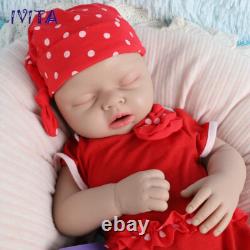Lifelike Sleeping Pretty Girl 20''Silicone Reborn Infant Doll Like A Real Baby
