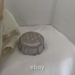 Limited/ Numbered Franklin Mint Sitting Princess Diana Doll On Tuft Stool