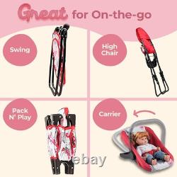 Litti Pritti Baby Doll Accessories Set 4-Piece Baby Doll Furniture Set for 18