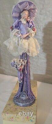 Lot 12 Mixed Gorgeous Popular Creation Victorian Ladies Tassle Dolls withStands
