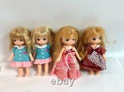 Lot 4 TAKARA TOMY Licca doll Miki & Maki-chan Dress set JAPAN fedex