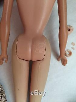 Lot Vintage AMERICAN GIRL/COLOR MAGIC Barbie Body, 2 Heads, 1 Outfit