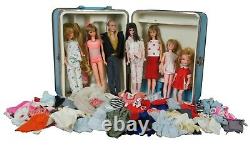 Lot of 1960s Barbie Ken Trousseau Trunk Dolls Clothes Tressy