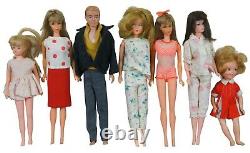 Lot of 1960s Barbie Ken Trousseau Trunk Dolls Clothes Tressy