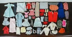 Lot of 1960s Barbie Ken Trousseau Trunk Dolls Clothes Tressy