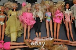 Lot of 27 Vintage Mattel Barbie & Ken Dolls 1966/1976/1980/1982/1988 60s 70s 80s