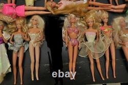 Lot of 27 Vintage Mattel Barbie & Ken Dolls 1966/1976/1980/1982/1988 60s 70s 80s