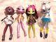 Lot Of 4 Novi Stars Dolls Alie Lectric, Una Verse, Mae Tallik, Sila Clops