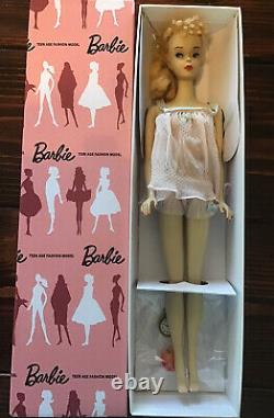 Lovely! Vintage 1959 #3 Blonde Ponytail Barbie w Super Rare #973 Pink Dreams+Box