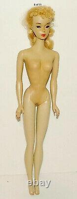 Lovely! Vintage 1959 #3 Blonde Ponytail Barbie w Super Rare #973 Pink Dreams+Box