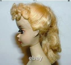 Lovely! Vintage 1959 #3 Blonde Ponytail Barbie w Super Rare #973 Pink Dreams+Box