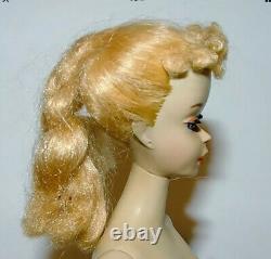 Lovely! Vintage 1959 #3 Blonde Ponytail Barbie w Super Rare #973 Pink Dreams+Box