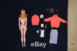 Lovely Vintage Blond #4 Ponytail BarbieSweater Girl #976 59-62 Complete Extras