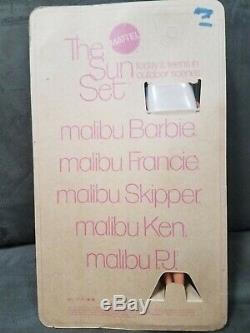 MIB Vintage 1970's BARBIE'S The Sun Set MALIBU P. J. Doll #1187 TNT