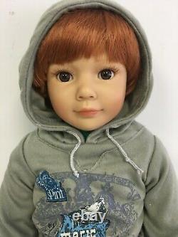 MINT Kidz N Cats Doll 2010 withRabbit Backpack Football & 2nd Wig Brown Eyes Box