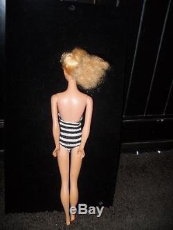 MOMS ESTATE Vintage 59 TM Blonde Ponytail Barbie doll FLOCKING lot #1 item #2