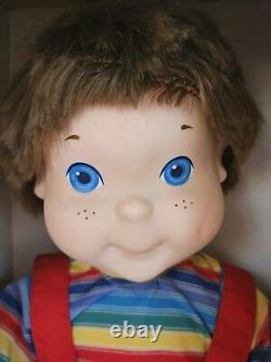 MY BUDDY Vintage 1985 Doll Brown Hair Blue Eyes Original Clubhouse Box Hasbro