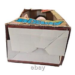 MY BUDDY Vintage 1985 Doll Brown Hair Blue Eyes Original Clubhouse Box Hasbro