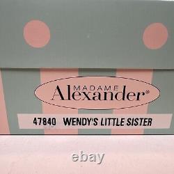 Madame Alexander 8 Doll 47840 Wendy's Little Sister In Box With Tag