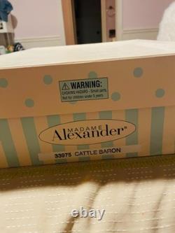 Madame Alexander Cattle Baron Doll 21 Limited Edition 75 NIB 2004 Rare