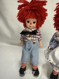 Madame Alexander Raggedy Ann & Andy Doll Set 2008 Vintage Retired Rare Set HTF