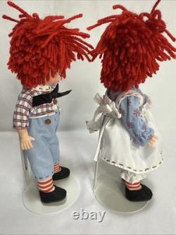 Madame Alexander Raggedy Ann & Andy Doll Set 2008 Vintage Retired Rare Set HTF