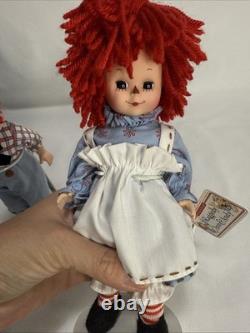 Madame Alexander Raggedy Ann & Andy Doll Set 2008 Vintage Retired Rare Set HTF