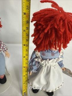 Madame Alexander Raggedy Ann & Andy Doll Set 2008 Vintage Retired Rare Set HTF