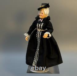 Marcia Backstrom Artisan Victorian Older Woman Dowager Dollhouse Miniature 112