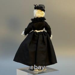 Marcia Backstrom Artisan Victorian Older Woman Dowager Dollhouse Miniature 112