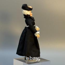 Marcia Backstrom Artisan Victorian Older Woman Dowager Dollhouse Miniature 112