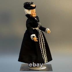 Marcia Backstrom Artisan Victorian Older Woman Dowager Dollhouse Miniature 112