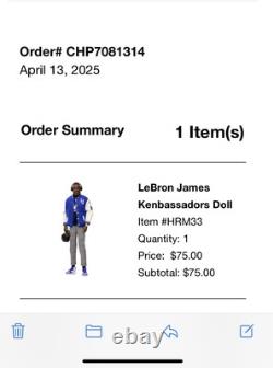 Mattel Barbie Signature Lebron James Kenbassadors Ken Doll HRM33 New CONFIRMED