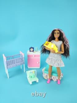 Mattel Curvy Barbie Extra Hispanic Doll Zuru My Mini Baby Girl + Accessories Lot