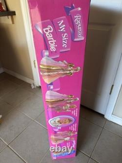 Mattel My Size Barbie White Hair Rapunzel Doll 3ft 1997 Vintage