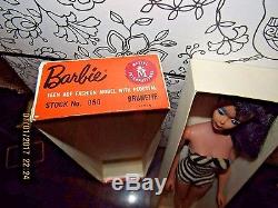 Mattel Vintage Barbie Ponytail Doll #3 or transitional #4 box 1959