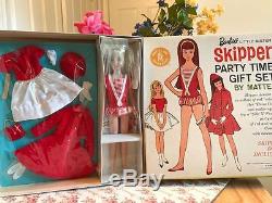 Mattel Vintage Skipper Party Time Gift Set NRFB STOCK #1021 Blond