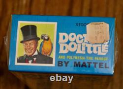Mattel vintage 1967 Doctor Dolittle and Polynesia the Parrot doll set